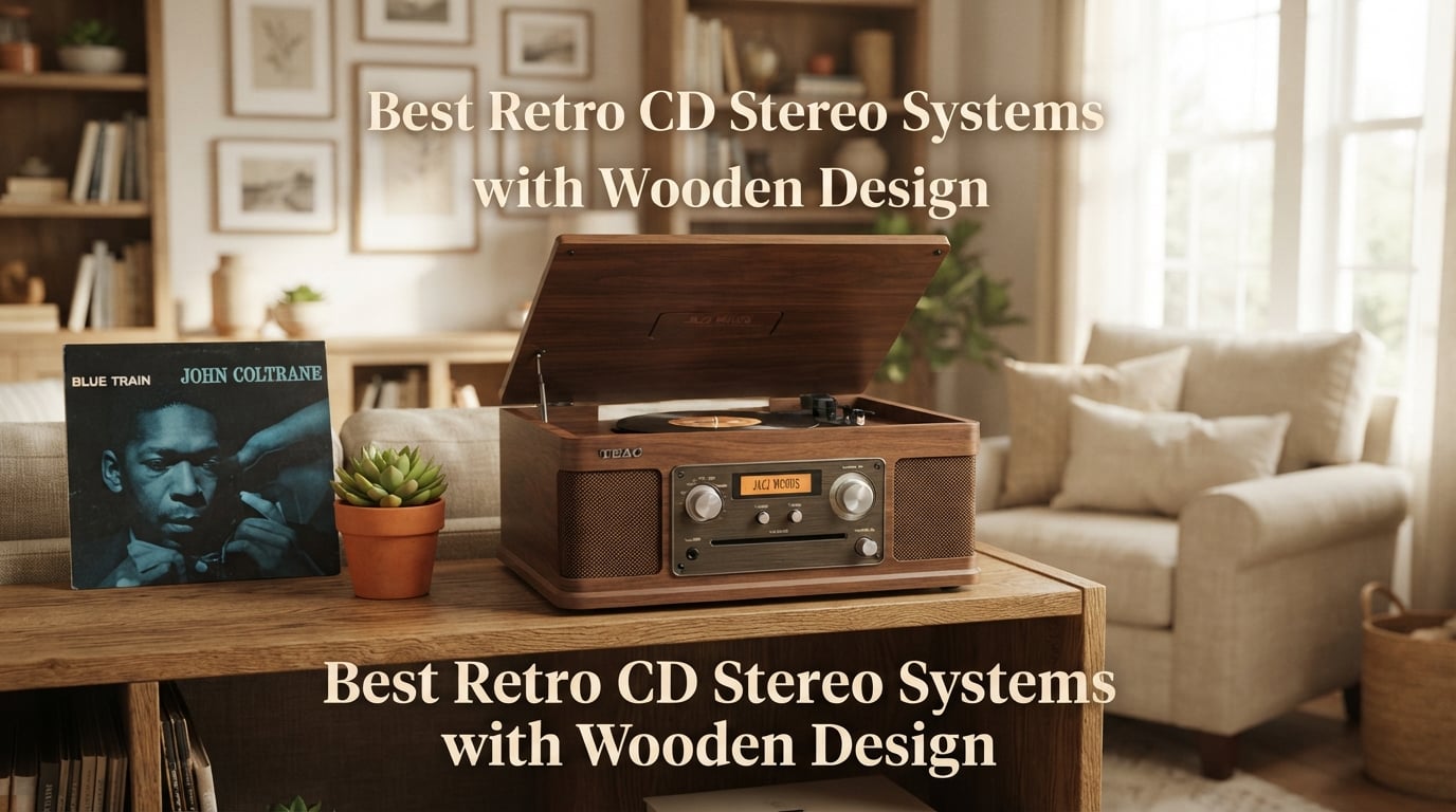 Best Retro CD Stereo Systems with Wooden Design