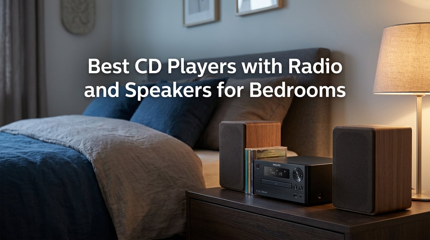 Best CD Players with Radio and Speakers for Bedrooms