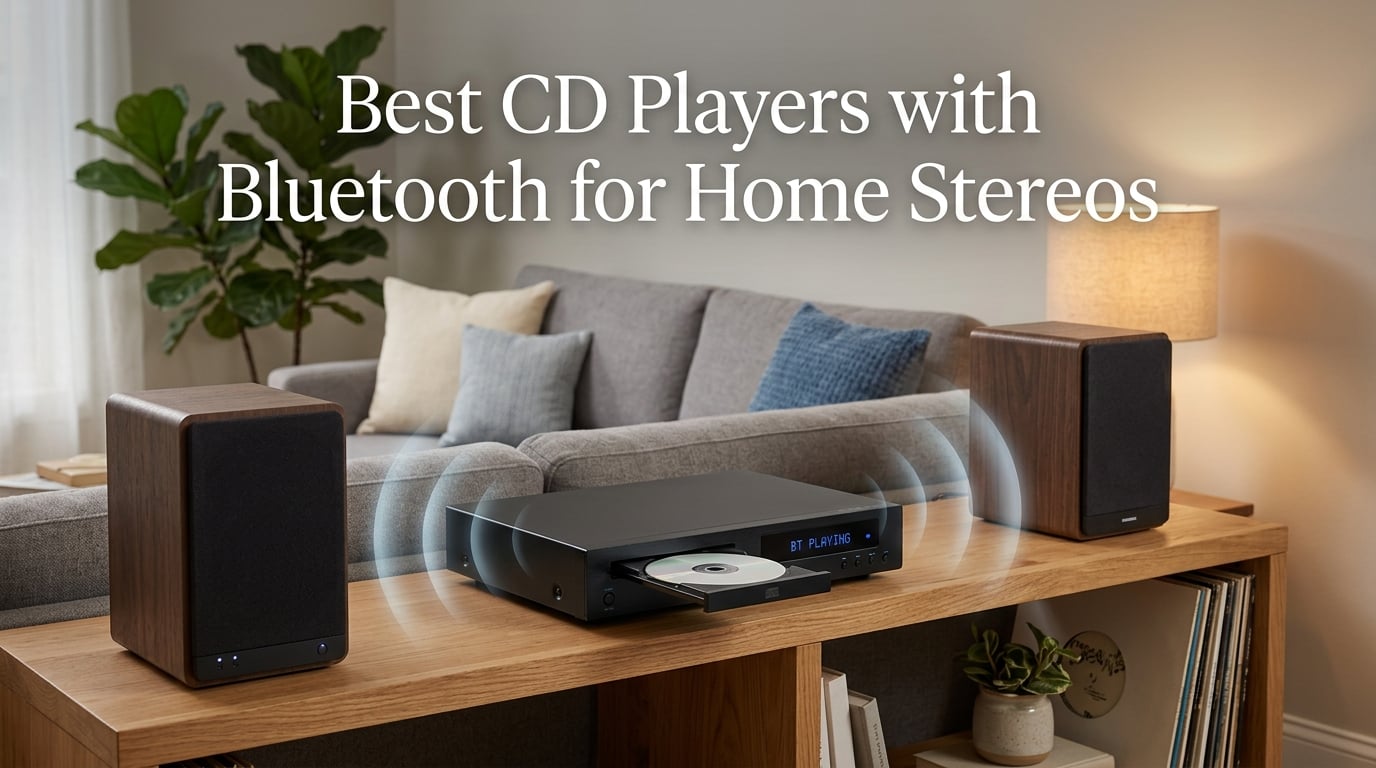 Best CD Players with Bluetooth for Home Stereos