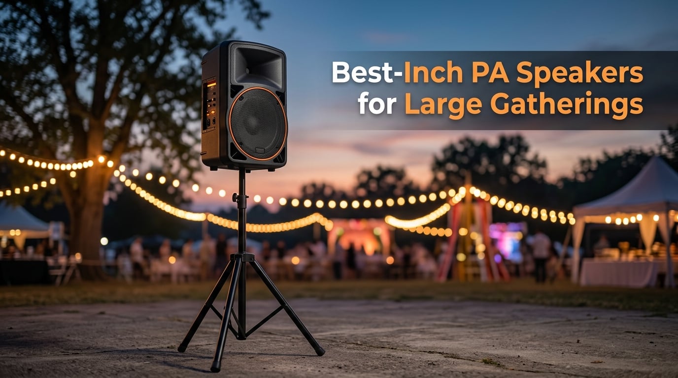 Best 15-Inch PA Speakers for Large Gatherings