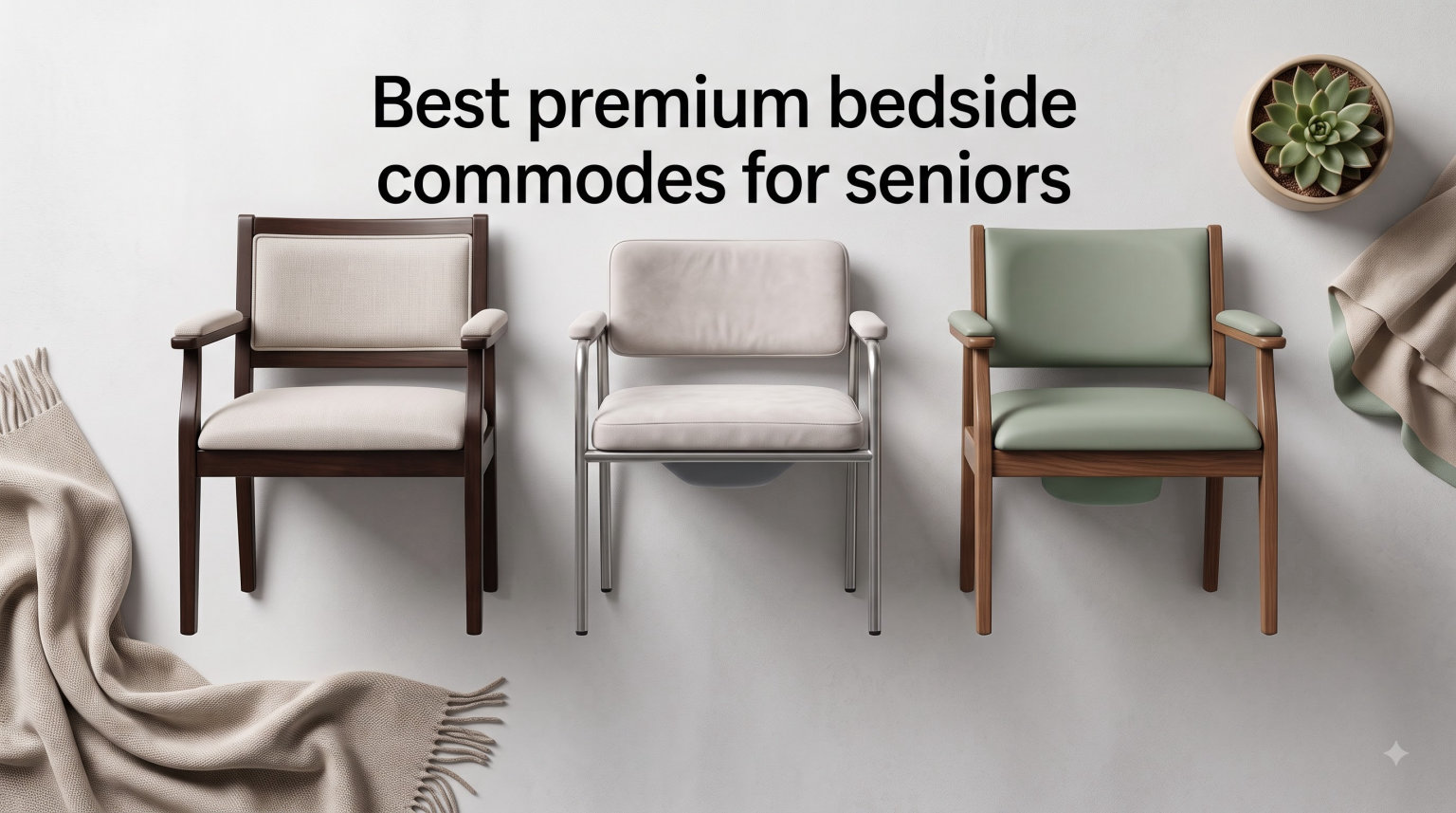 Best premium bedside commodes for seniors