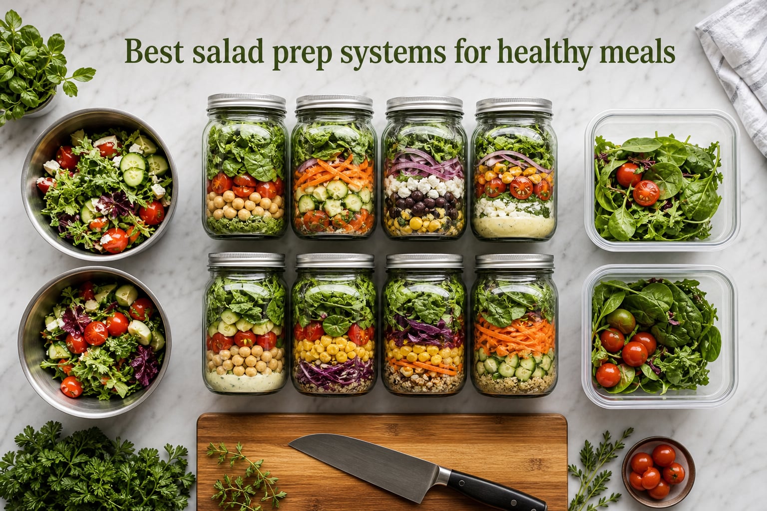 Best salad prep systems for healthy meals