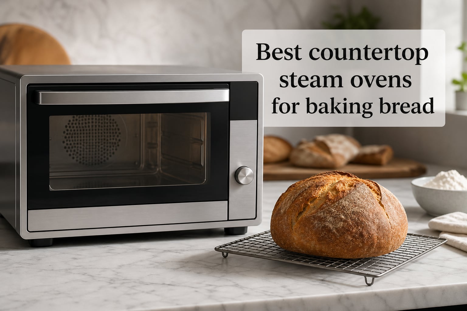 Best countertop steam ovens for baking bread