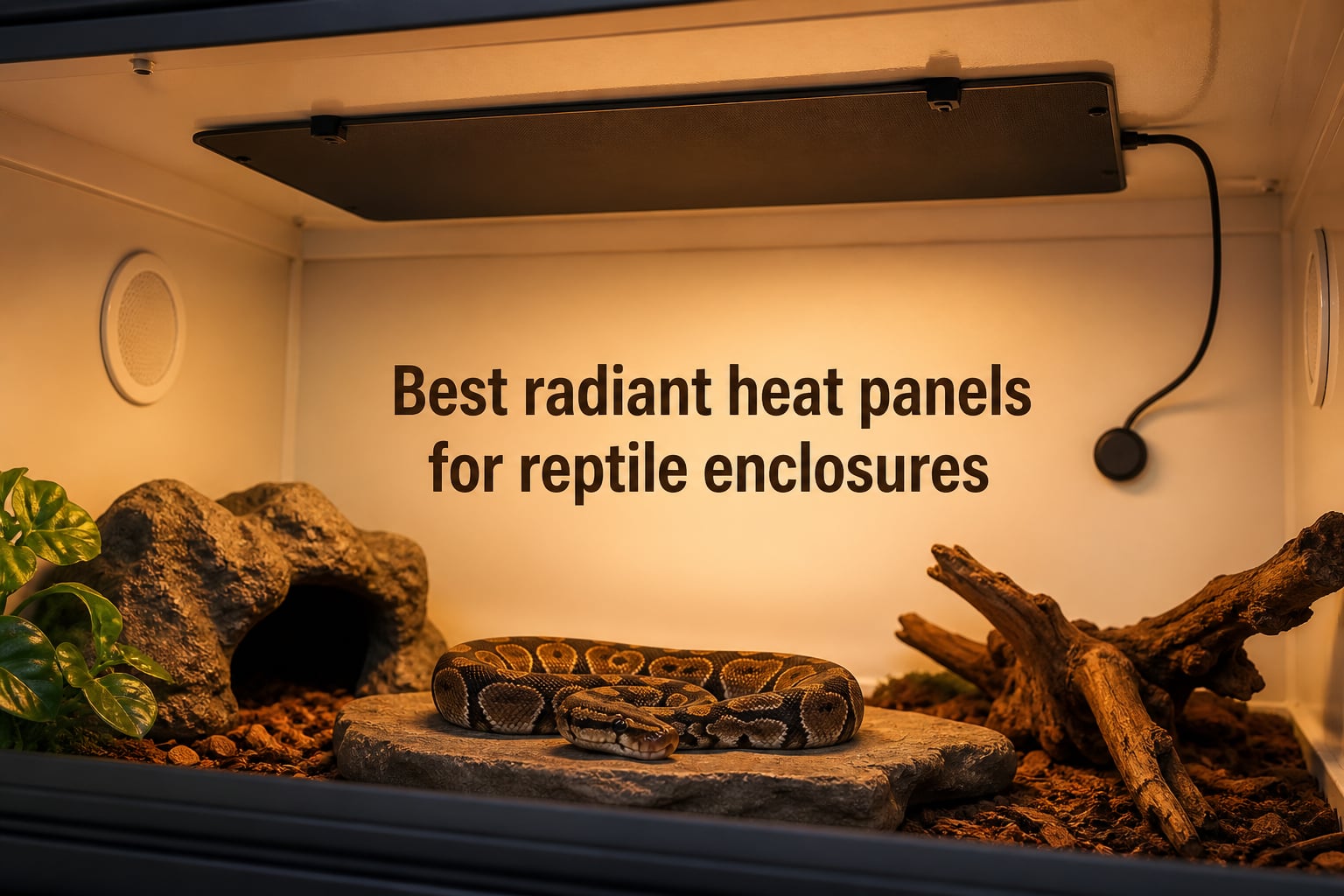 Best radiant heat panels for reptile enclosures