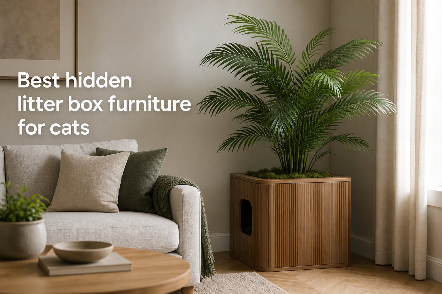 Best hidden litter box furniture for cats