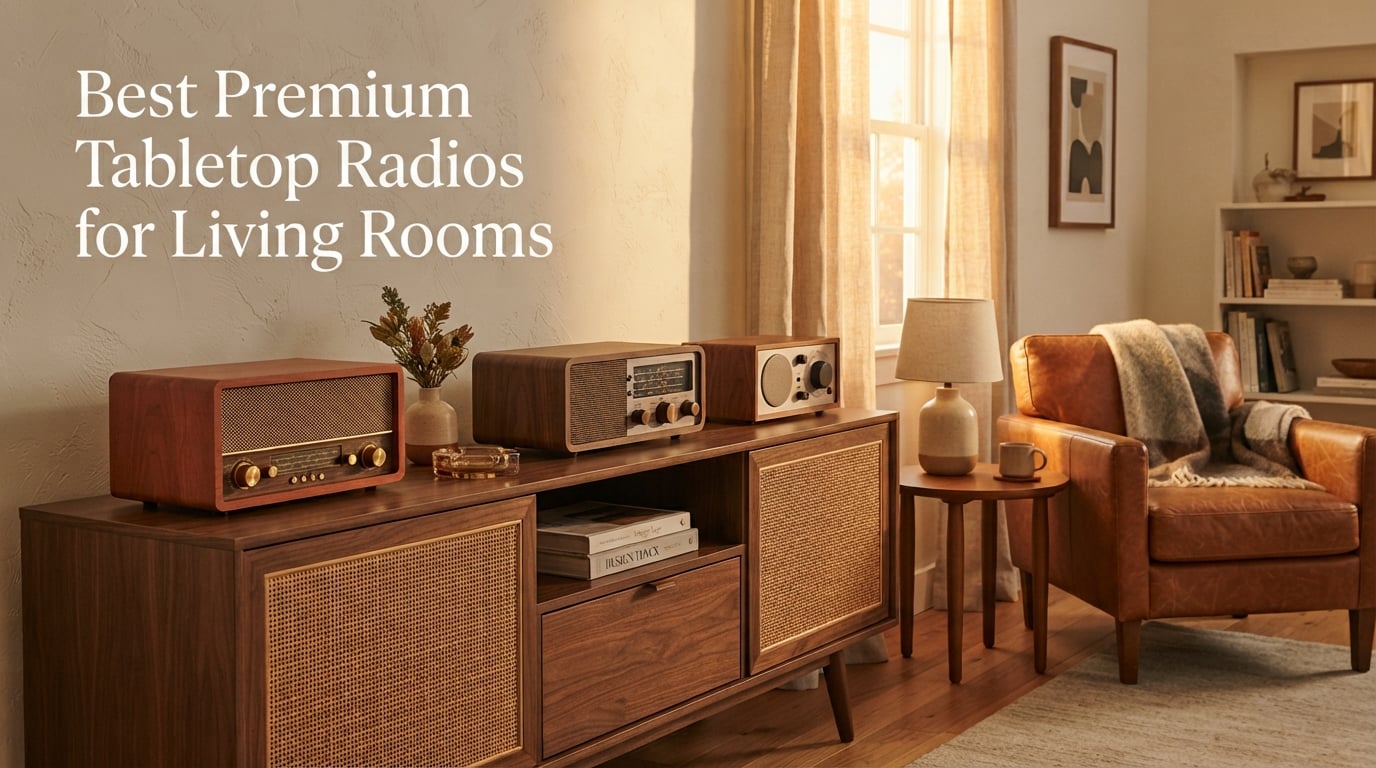Best Premium Tabletop Radios for Living Rooms