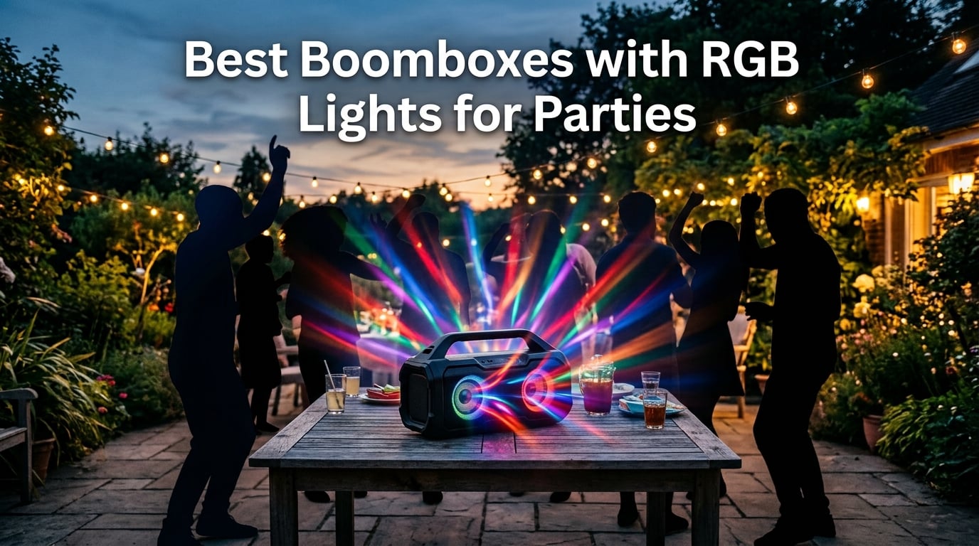 Best Boomboxes with RGB Lights for Parties