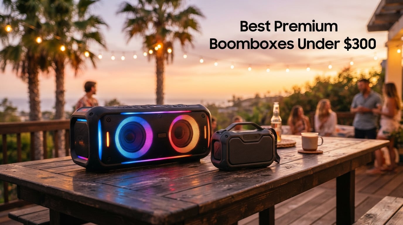 Best Premium Boomboxes Under $300