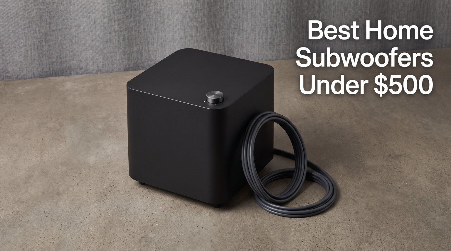 Best Home Subwoofers Under $500