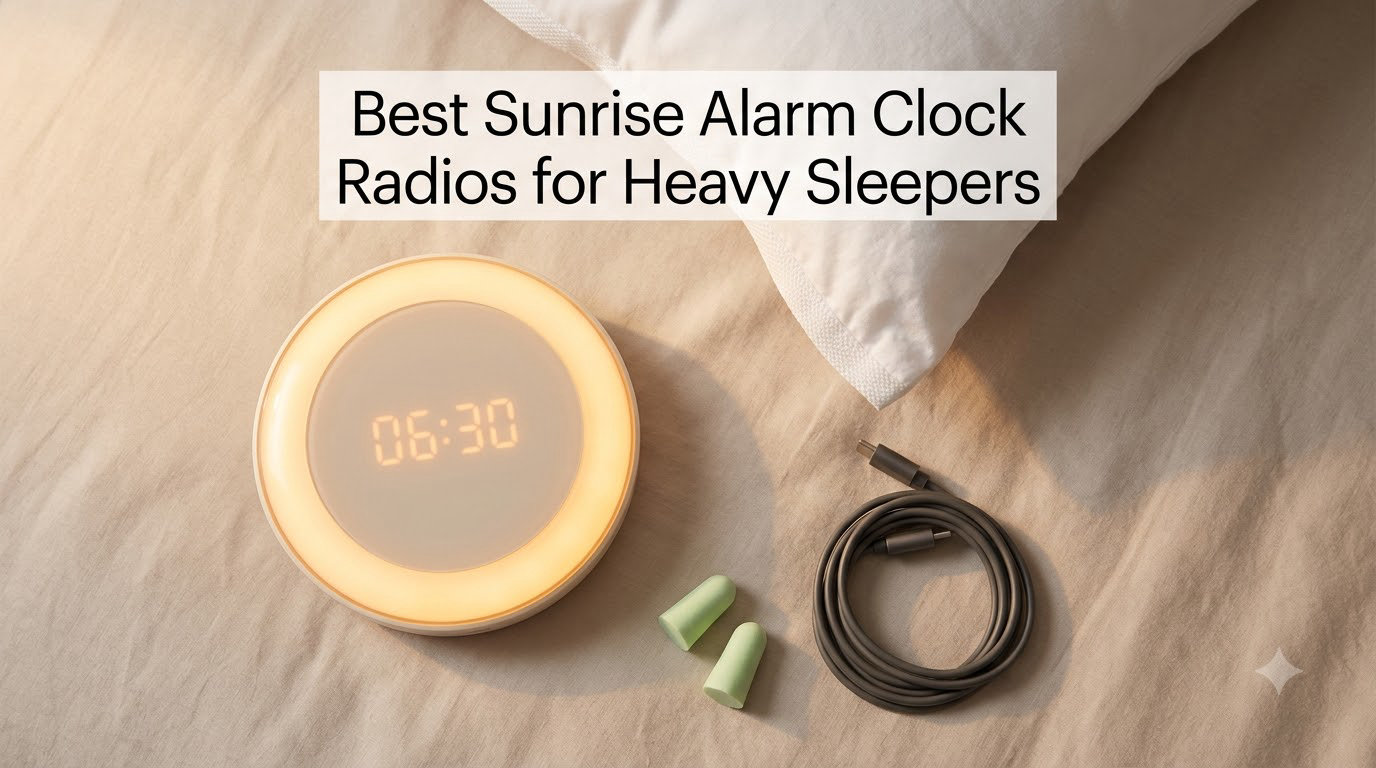 Best Sunrise Alarm Clock Radios for Heavy Sleepers