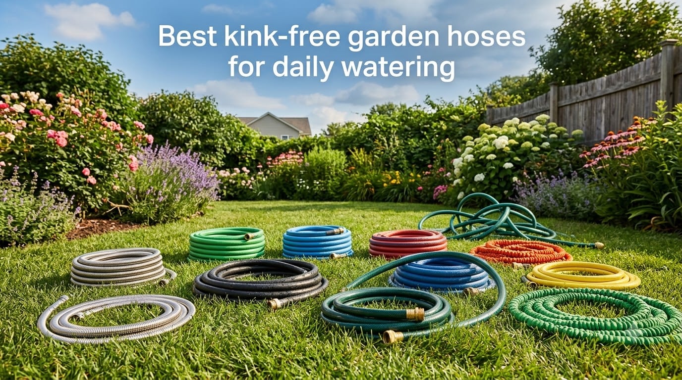 Best kink-free garden hoses for daily watering