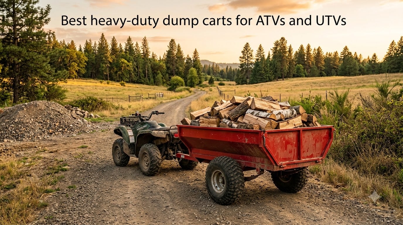 Best heavy-duty dump carts for ATVs and UTVs