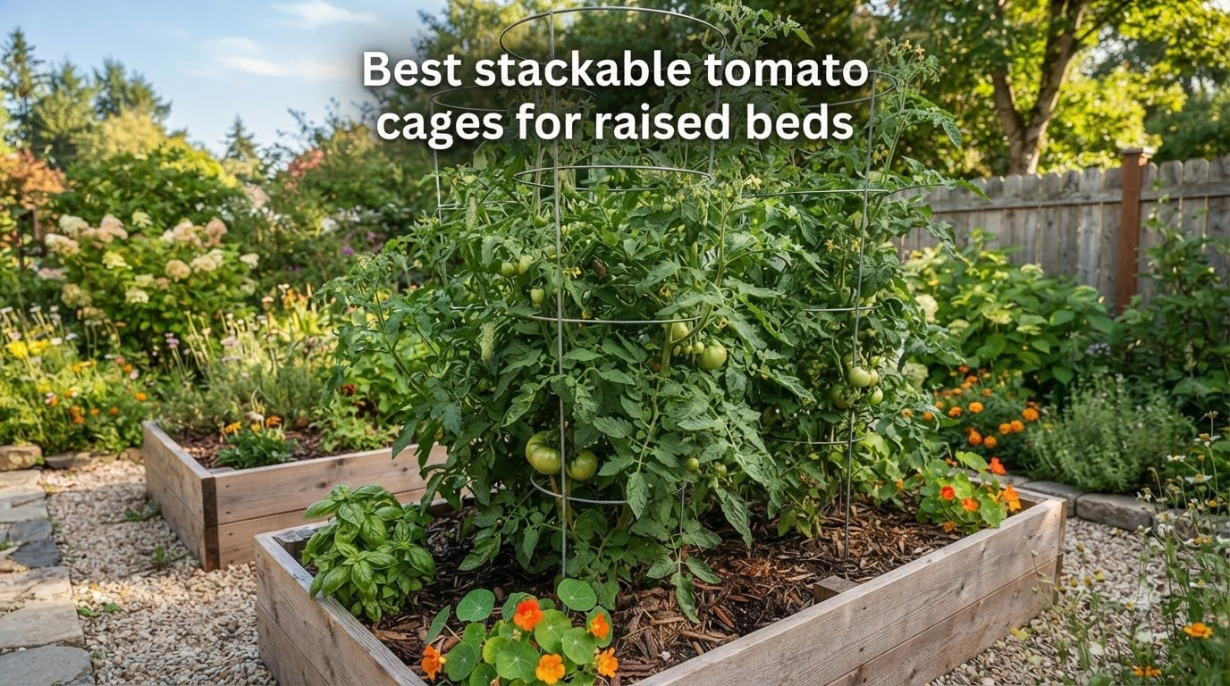 Best stackable tomato cages for raised beds