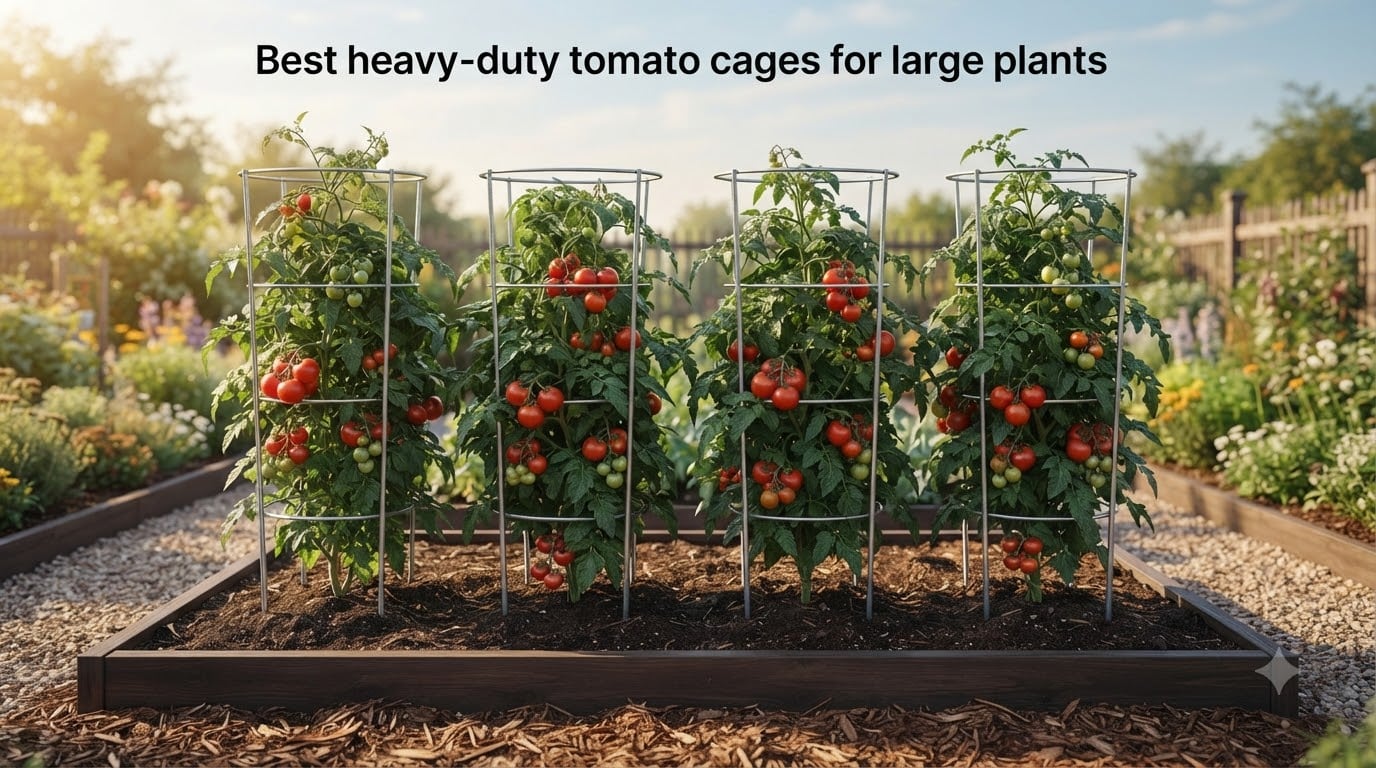 Best heavy-duty tomato cages for large plants