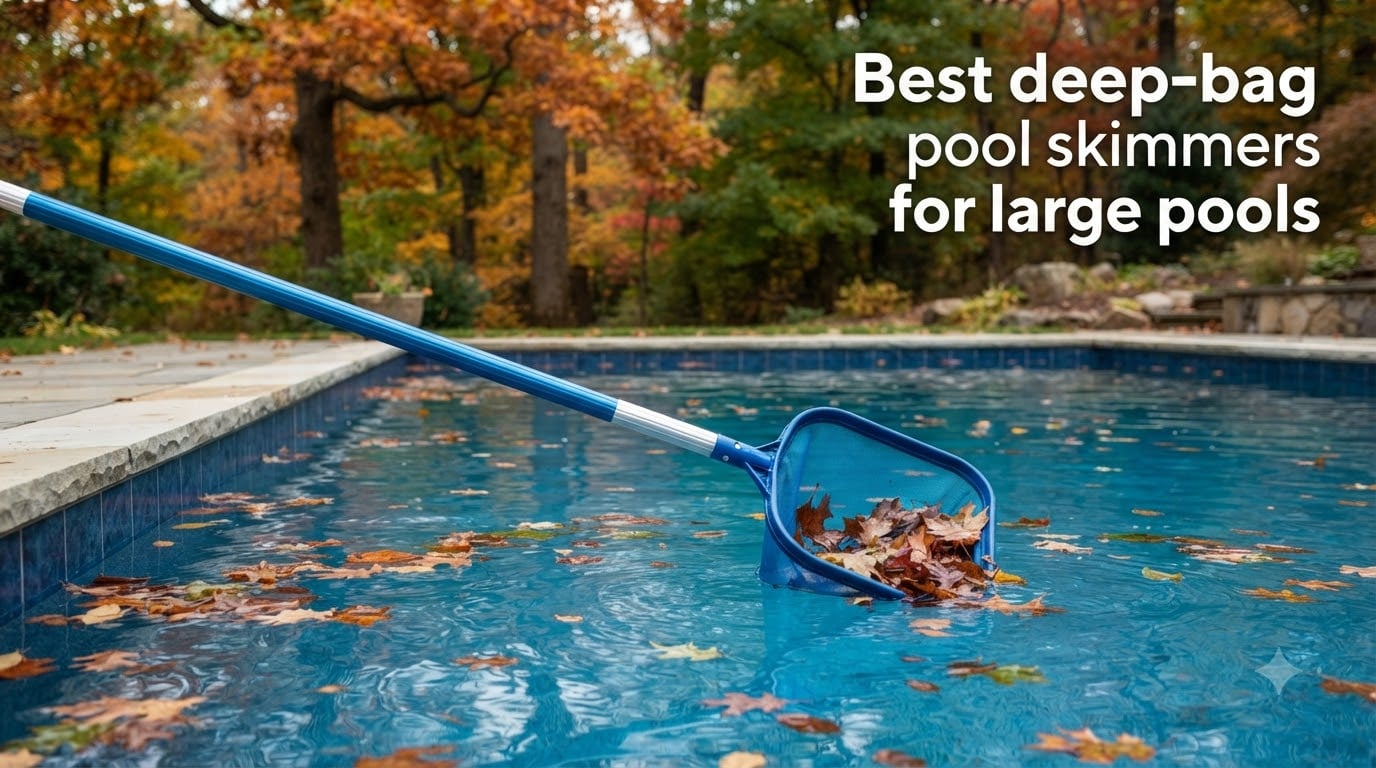 Best deep-bag pool skimmers for large pools