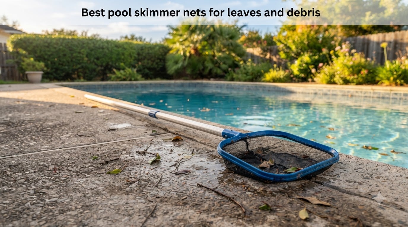 Best pool skimmer nets for leaves and debris