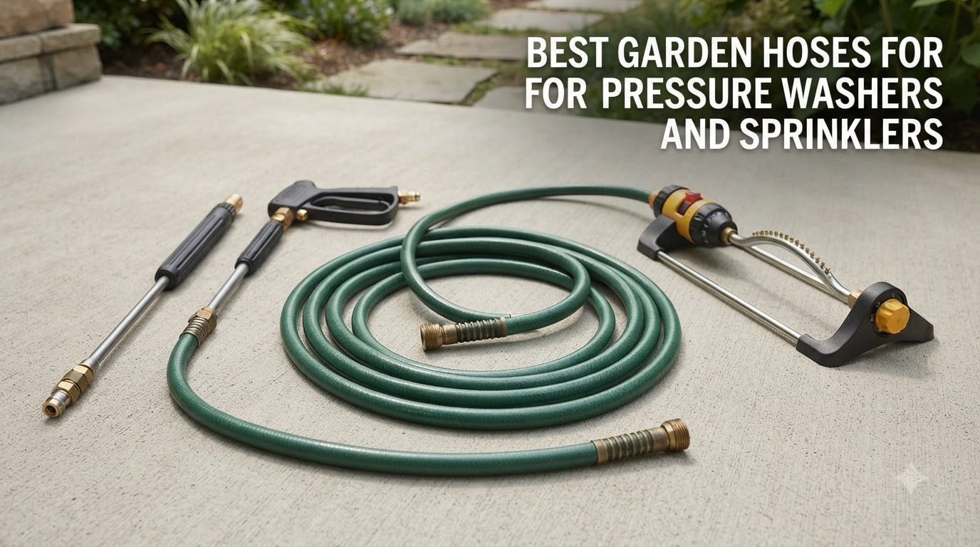 Best garden hoses for pressure washers and sprinklers