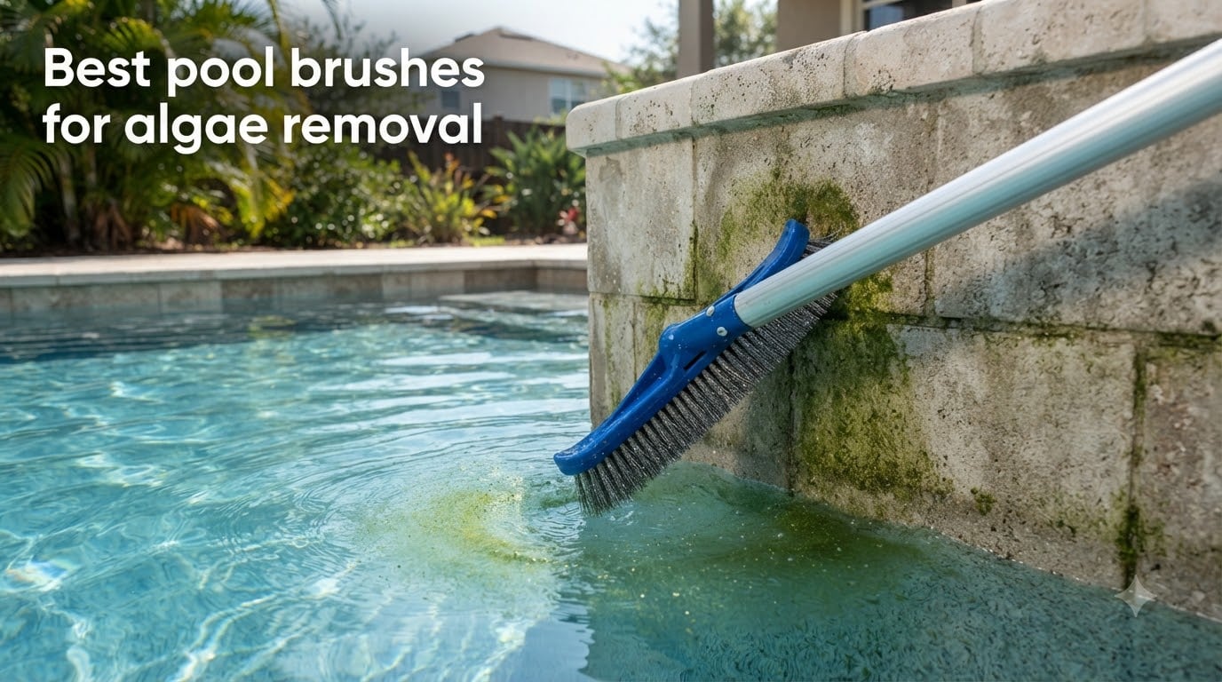 Best pool brushes for algae removal