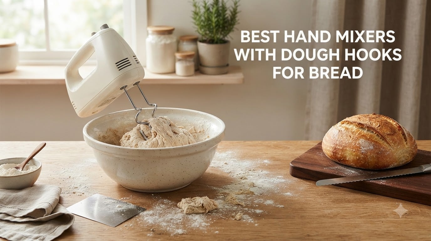 Best hand mixers with dough hooks for bread