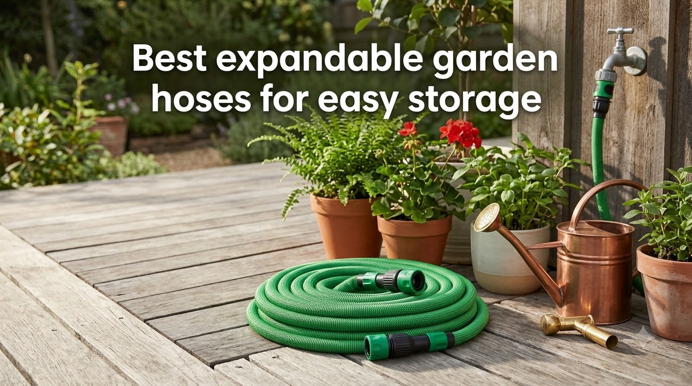 Best expandable garden hoses for easy storage
