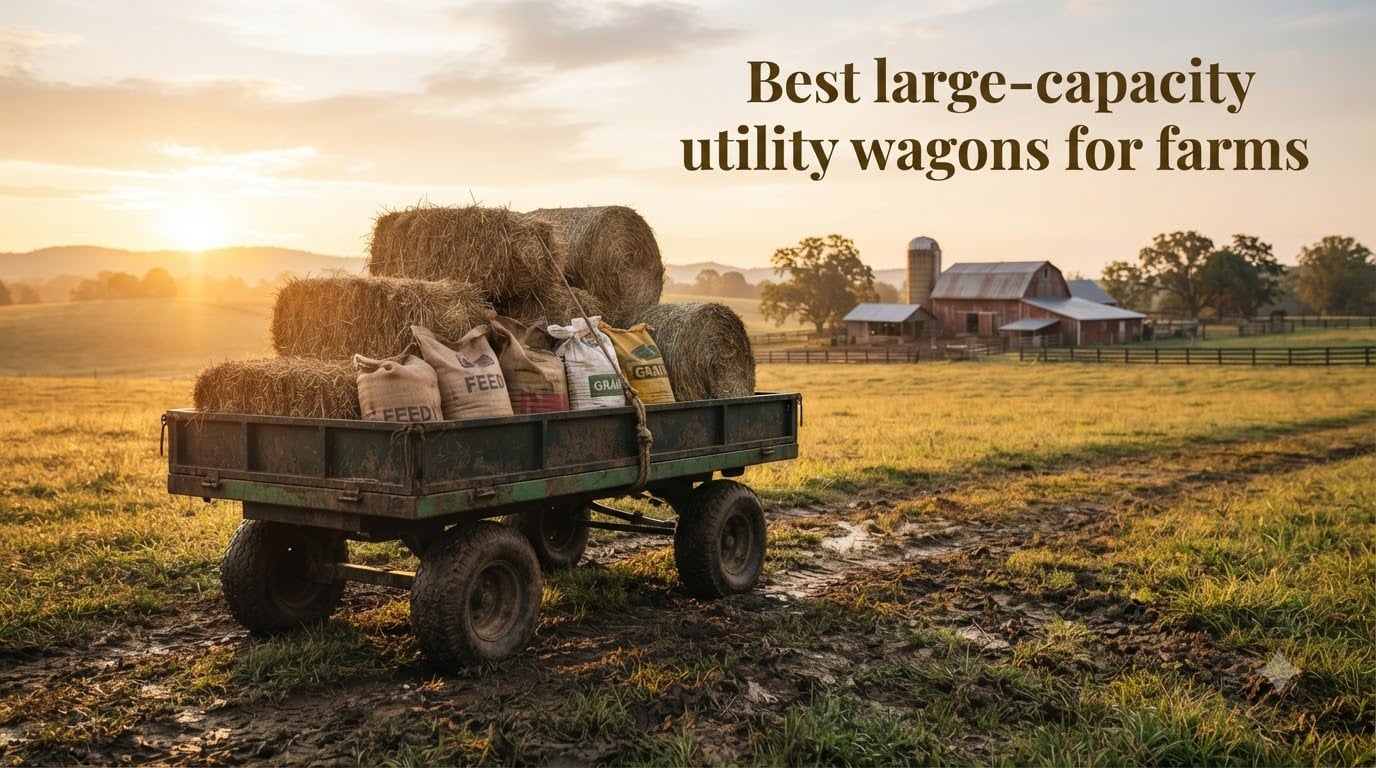 Best large-capacity utility wagons for farms