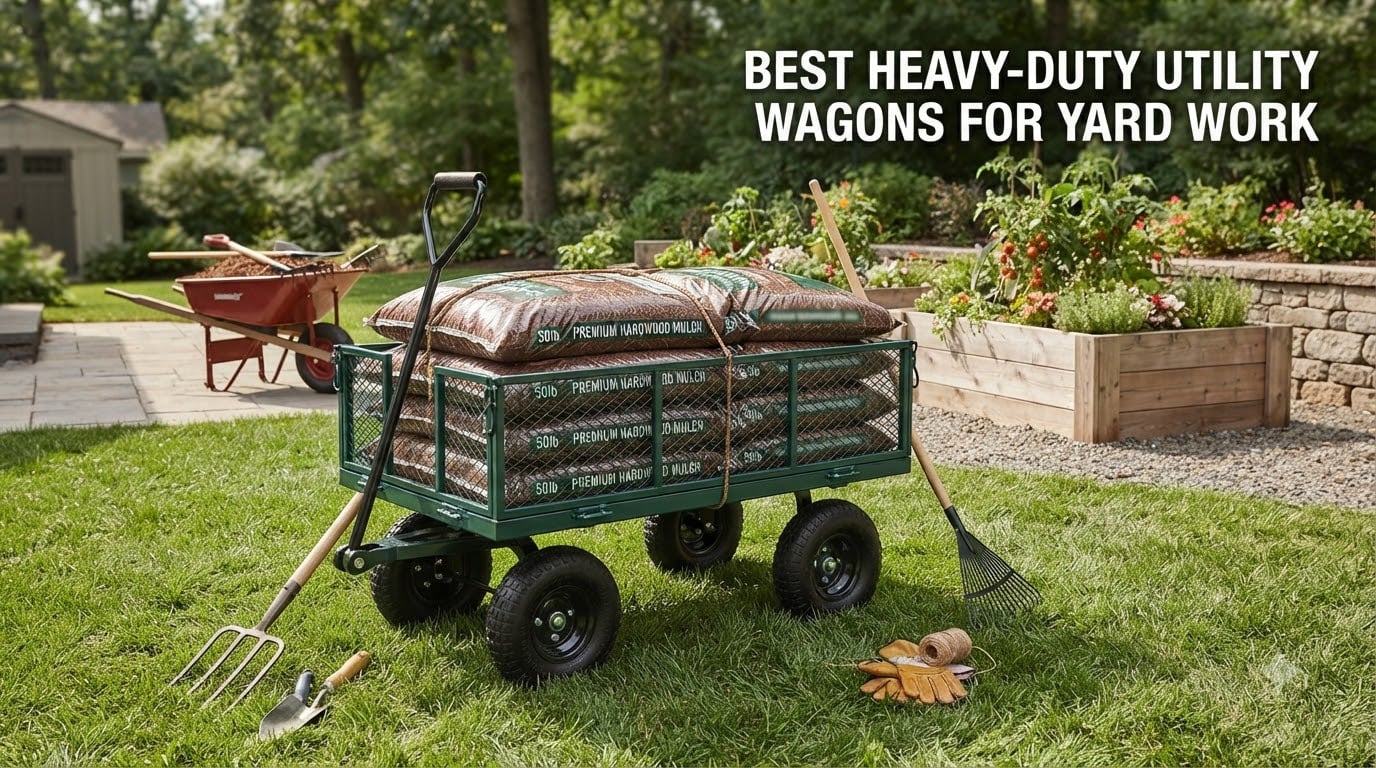 Best heavy-duty utility wagons for yard work