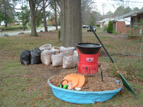Flowtron Electric Leaf Mulcher & Shredder | Portable Garden Grinder & Chipper for Wet/Dry Leaves, Grass & Pine Needles | Freestanding, Upto 30:1 Mulch Ratio, Adjustable Coarseness customer photo 1