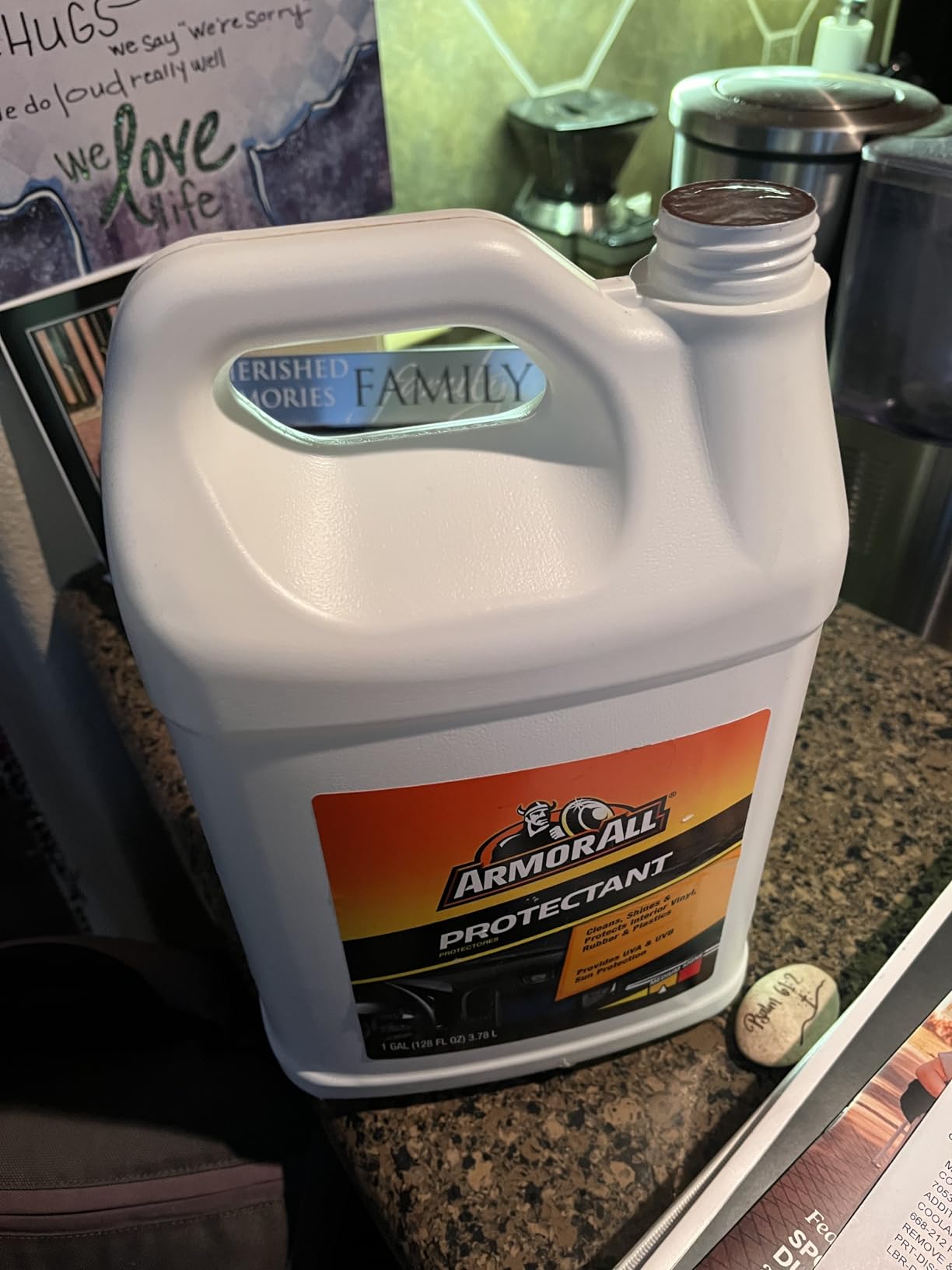 Armor All Car Protectant Refill, Car Interior Cleaner with UV Protection, 1 Gal Each, White, 128 Fl Oz (Pack of 1) customer photo 1