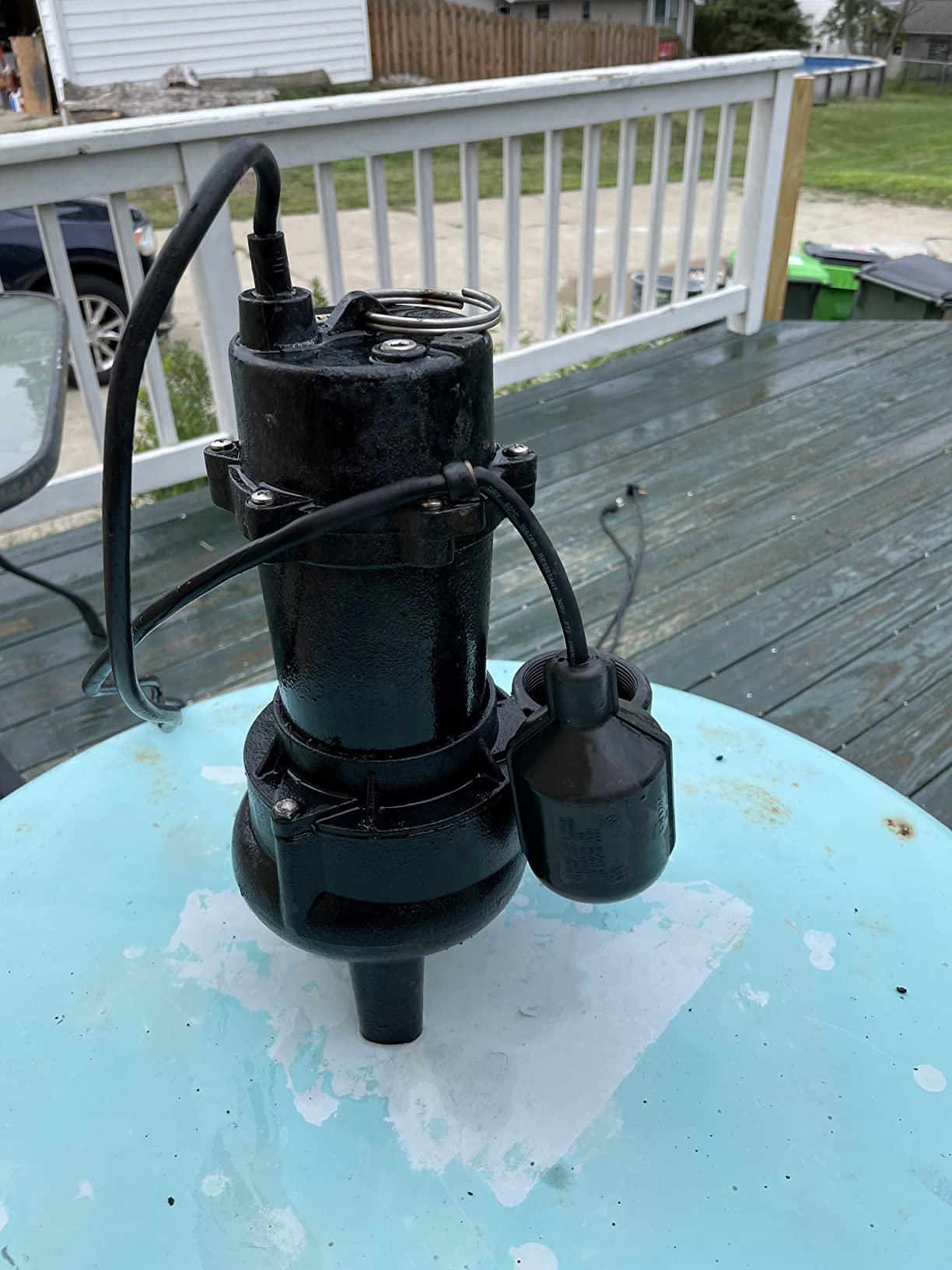 WAYNE RPP50 1/2 HP Cast Iron Sewage Pump with Piggy Back Tether Float Switch - Up to 6,200 Gallons Per Hour customer photo 2