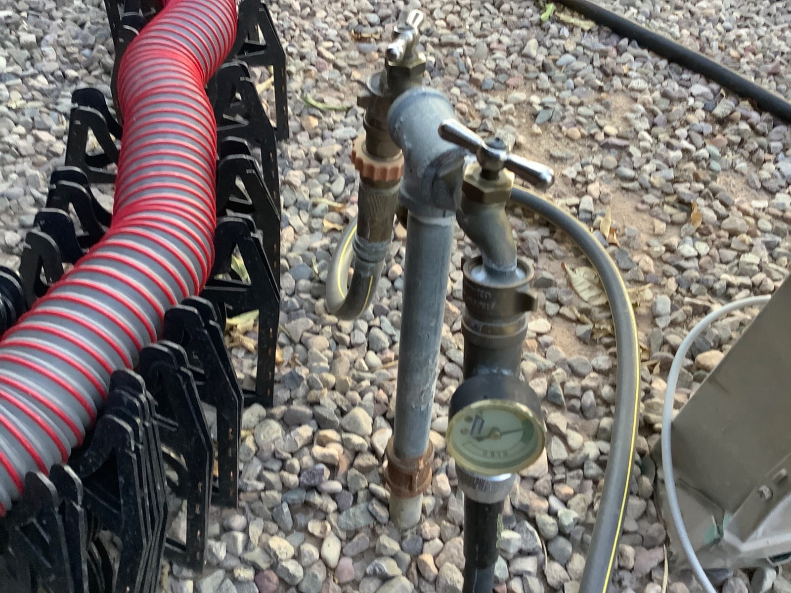 Camco Brass Water Pressure Regulator with Gauge - Helps Protect RV Plumbing and Hoses from High-Pressure City Water - Easy Read Gauge (40064) customer photo 2