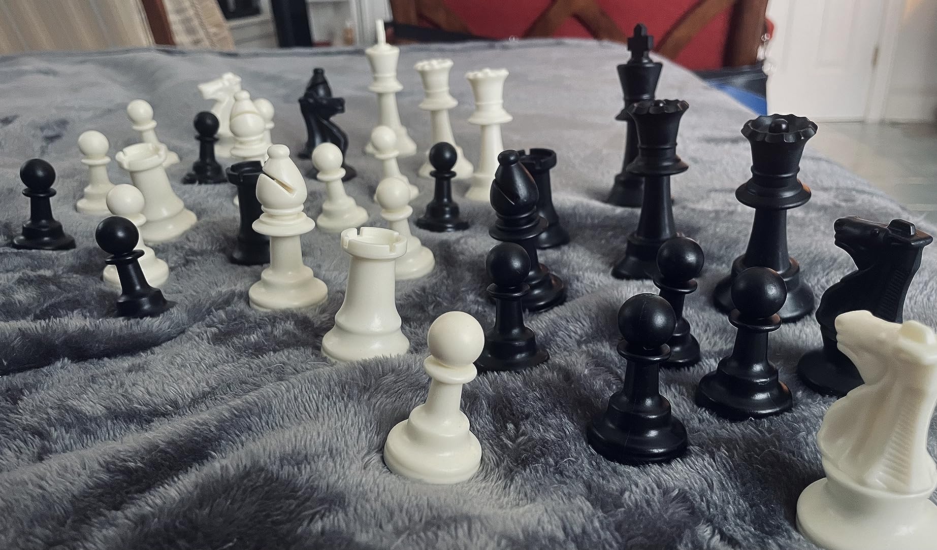 Staunton Tournament Chess Pieces, Triple Weighted with 3.75