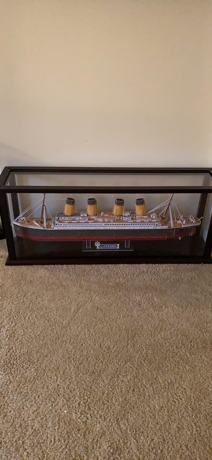 Old Modern Handicrafts Display Case for Cruise Liner -with Plexiglass Panels - Maximum Inside Dimension of 35.5 L x 7.12 W x 13.5 H inches customer photo 2