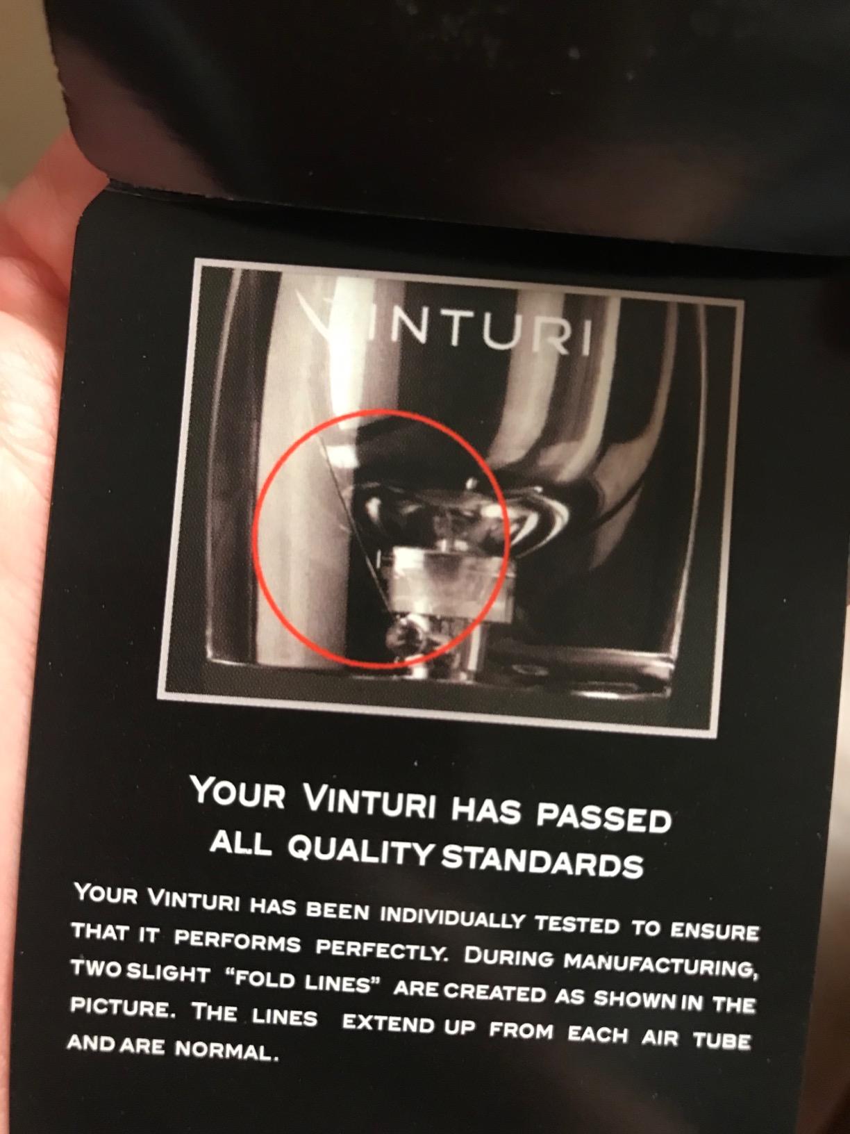 Vinturi Wine Aerator Pourer and Decanter for Red Wines with No-Drip Base & Sediment Screen customer photo 1