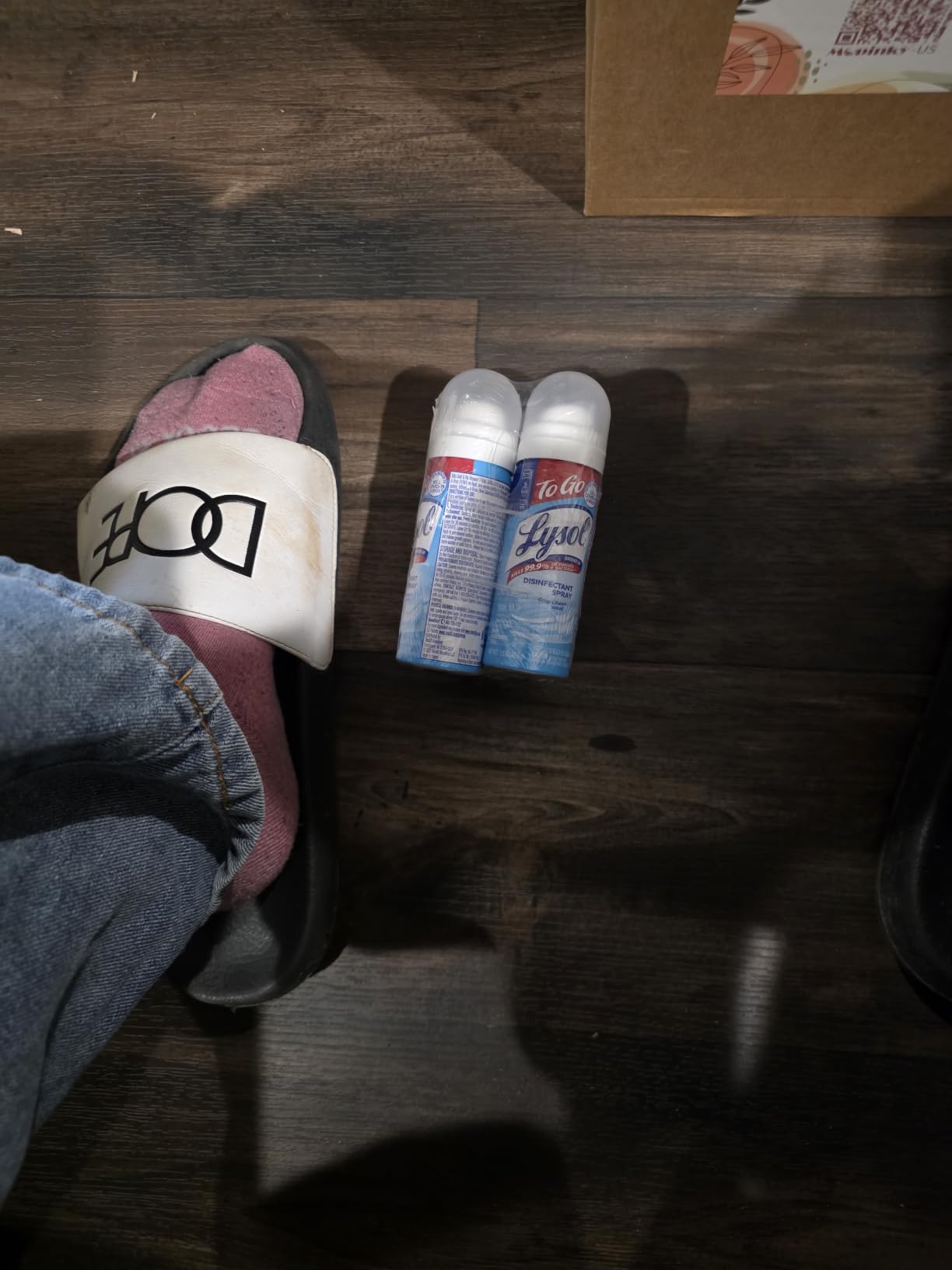 Lysol To Go Disinfectant Spray, Travel Size Sanitizing, For On-the-Go Disinfecting and Deodorizing, Crisp Linen, 1.5 Fl. Oz (Pack of 4) customer photo 1
