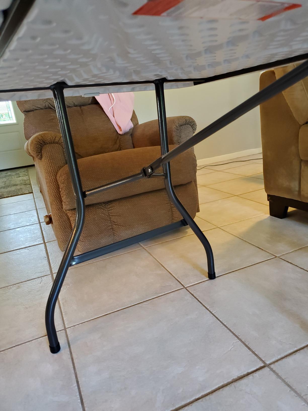 Office Star Resin Rectangle Center-Folding Portable Table for Picnics, Camping, and Tailgating, 6 Feet customer photo 1