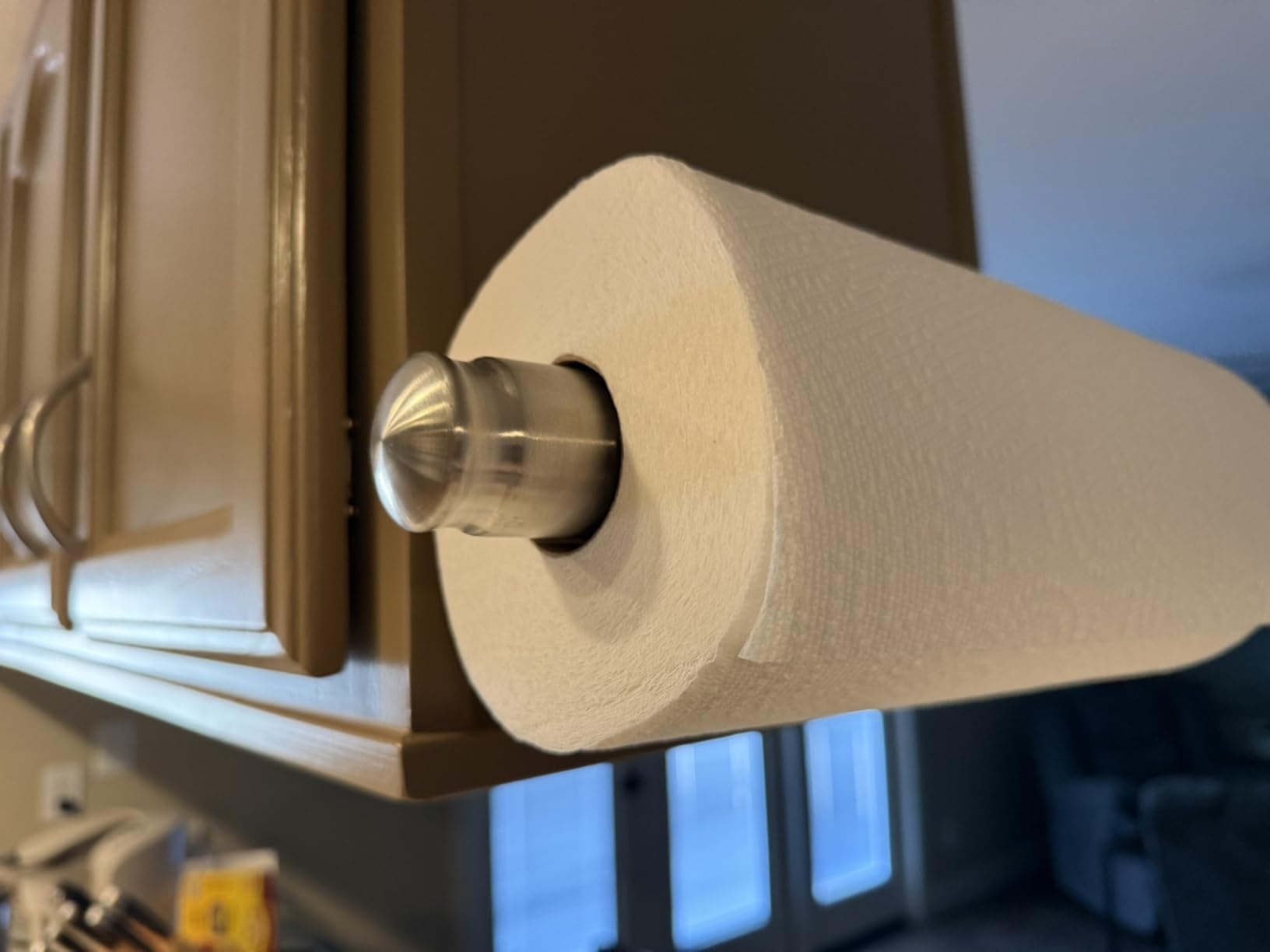 Kamenstein Perfect Tear Paper Towel Holder Wall Mount or Under Cabinet - Die Cast Aluminum, Patented Ratchet System, Fits Jumbo and Select-A-Size Rolls, Mounts in Kitchen, Bathroom, Garage customer photo 1