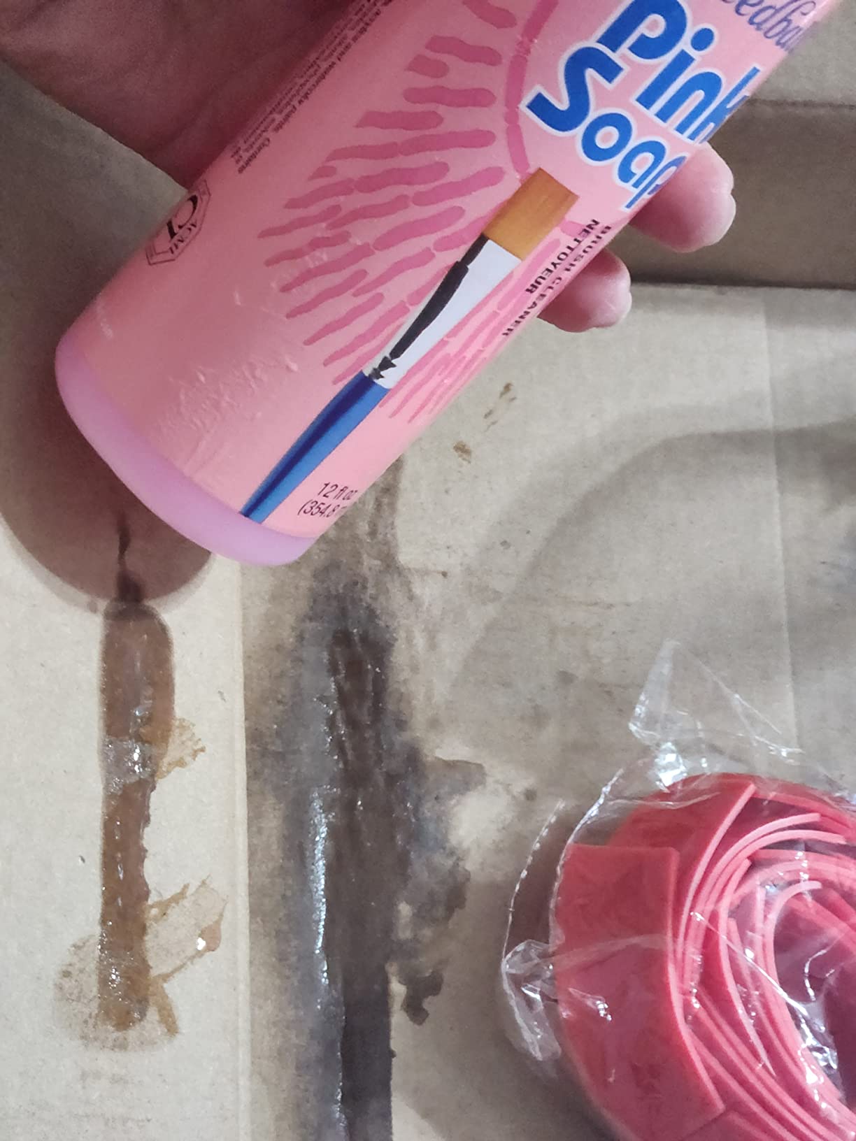 Pink Soap 12-Ounce Brush Cleaner and Conditioner (00132-66) customer photo 1
