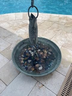 Good Directions 479V1 Rain Chain Basin Large 16-1/2 Inch Diameter, 4 Inches High, 100% Blue Verde Pure Copper customer photo 1