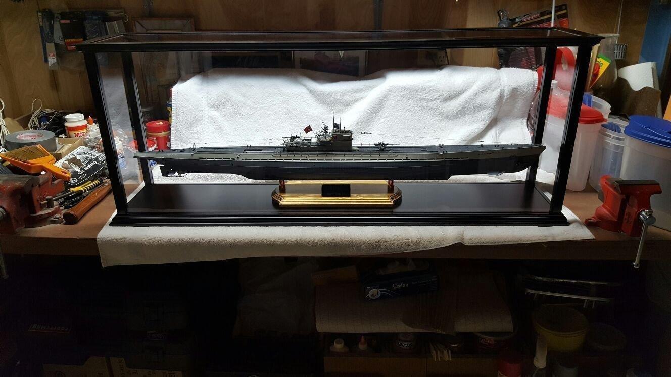 Old Modern Handicrafts Display Case for Cruise Liner Large - Plexiglass Panels - A Premium Quality Wooden Display Case - 44.8L x 9.3W x 15.0H Inches customer photo 2