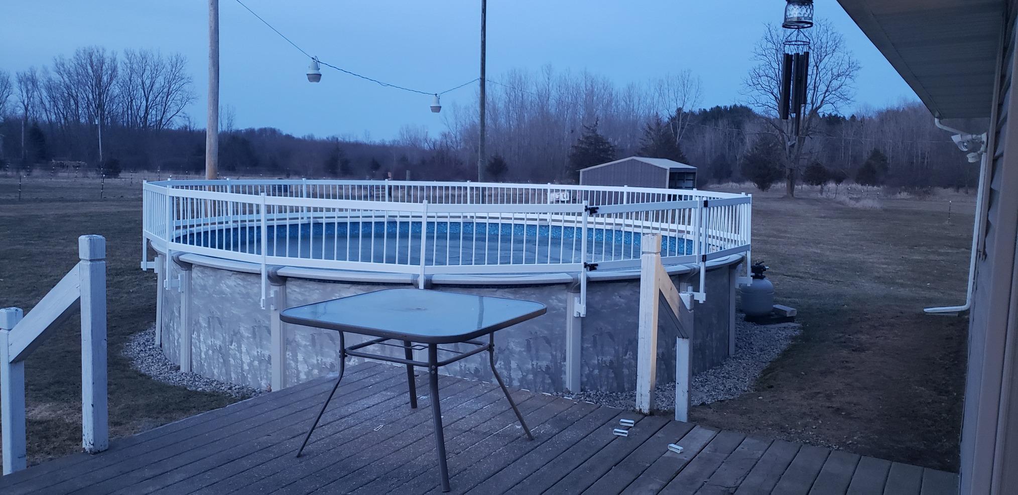 Blue Wave Above Ground Pool Fence Base Kit A, 8 Sections customer photo 2