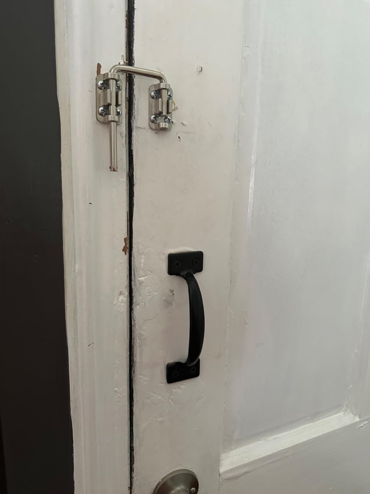 Prime-Line U 9847 Patio Sliding Door Loop Lock - Increase Home Security, Install Additional Child-Safe Security, 2-1/8 In. Hardened Steel Bar with Diecast Base, Chrome Plated (Single Pack) customer photo 1