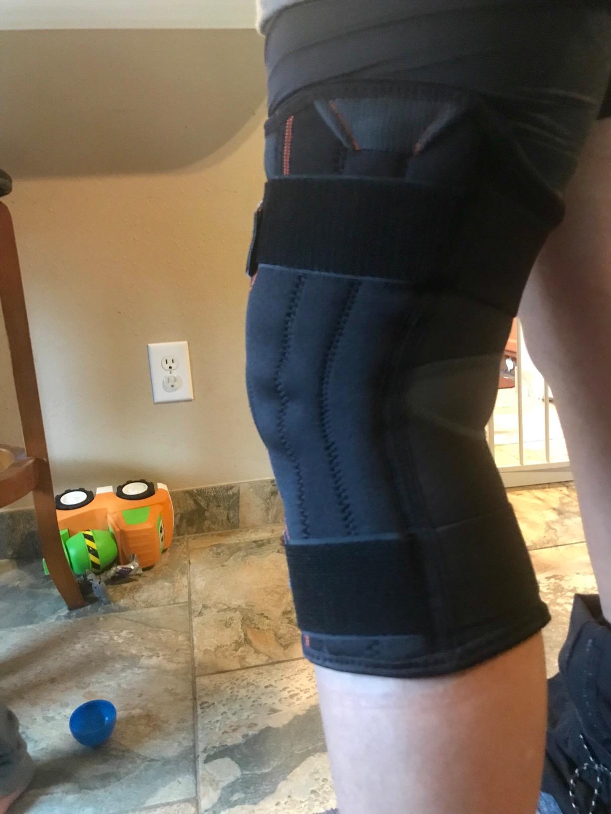 Shock Doctor Knee Brace, Compression Knee Brace for Men & Women, Stability, Patella Instability, Meniscus & Ligament Injuries customer photo 2