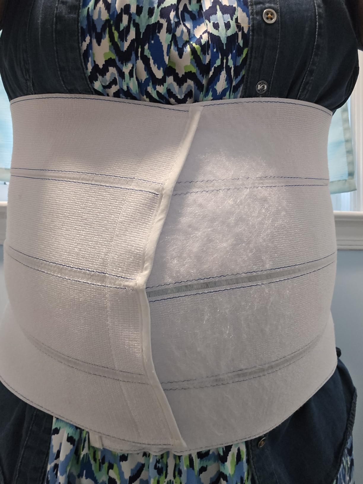 NYOrtho Abdominal Binder Lower Waist Support Belt - Compression Wrap for Men and Women MADE IN USA customer photo 2