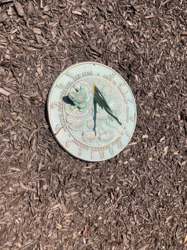 Whitehall Products Frog Sundial, Copper Verdi customer photo 1