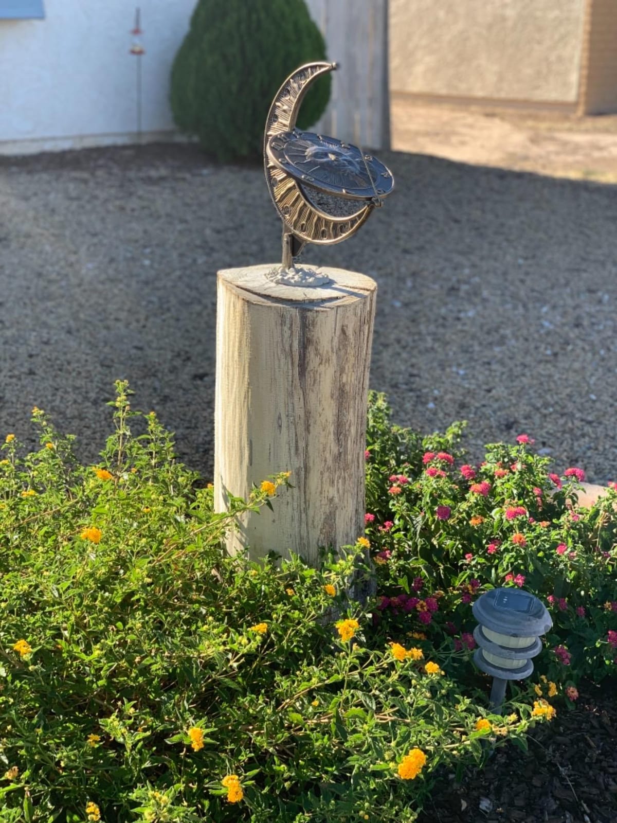 Whitehall Products Sun and Moon Sundial, French Bronze customer photo 1