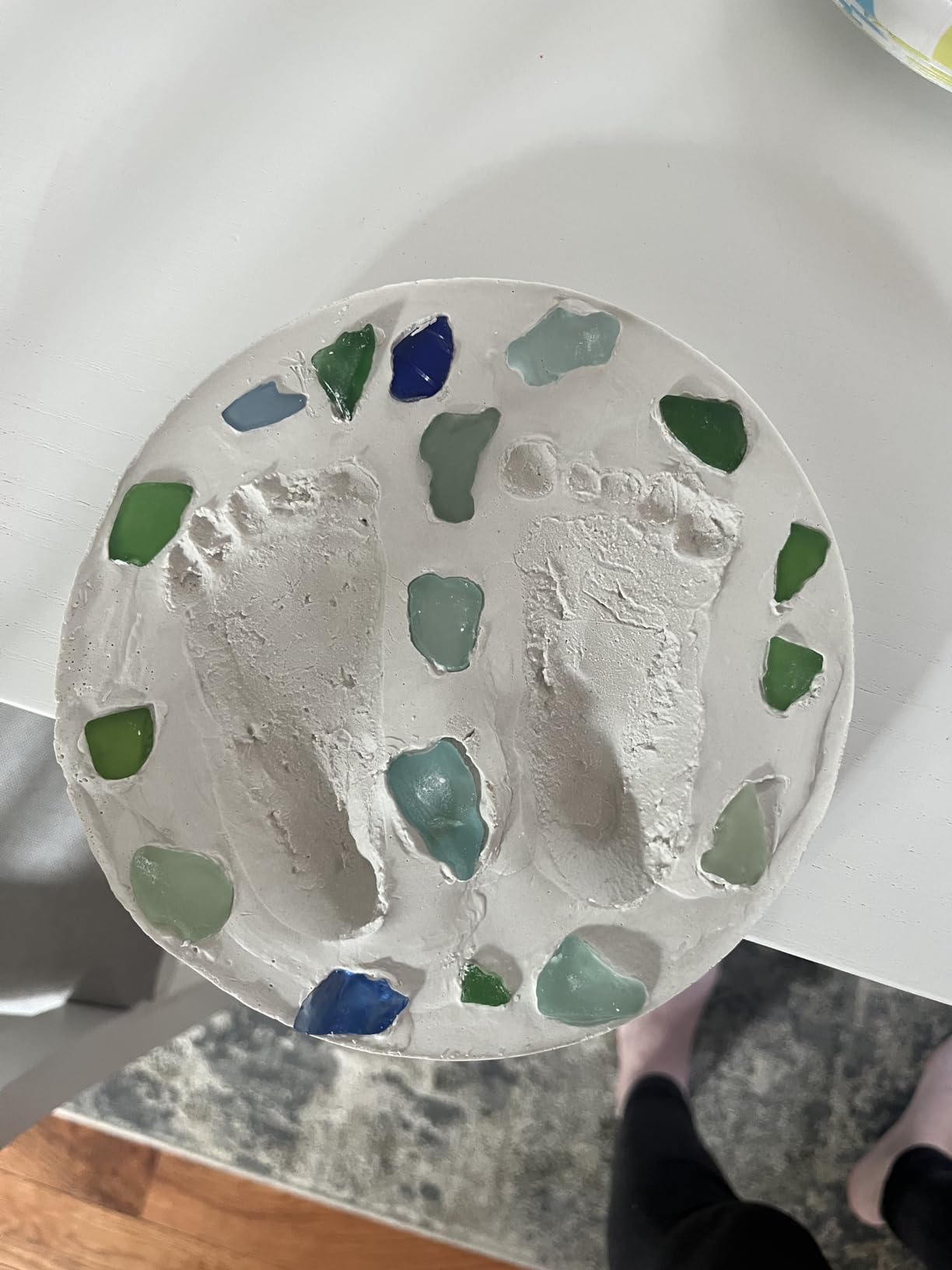 Made By Me Mix & Mold Your Own & Make 4 DIY Personalized Stepping Stones - Great Spring & Summer Weekend Activity, Perfect Keepsake for Kids customer photo 2