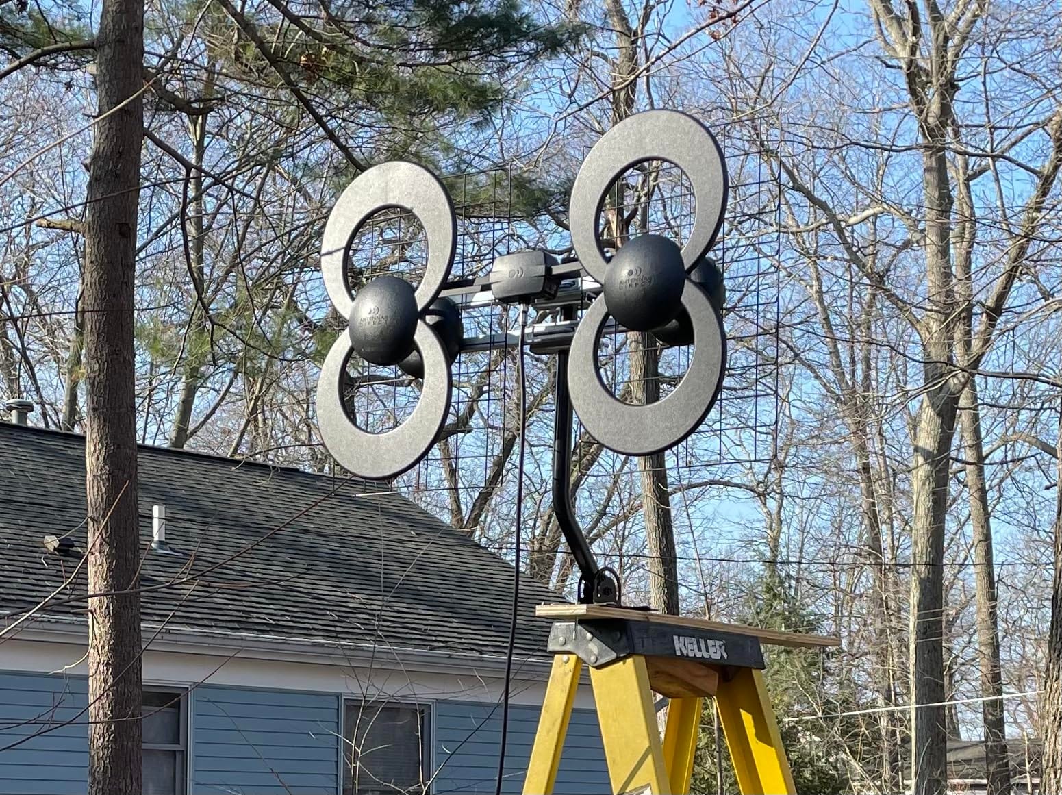 Antennas Direct ClearStream 4 UHF Indoor Outdoor TV Antenna, Multi-Directional, 70+ Mile Range, 4K 8K UHD, NEXTGEN TV customer photo 1