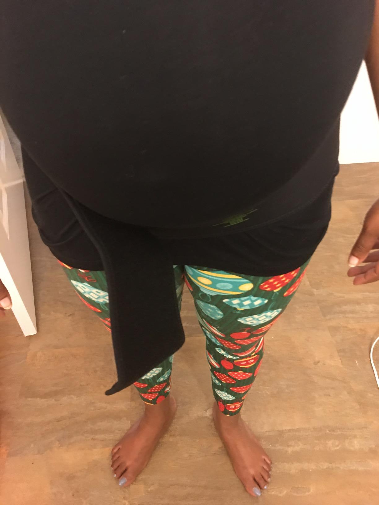 Belly Bandit Upsie Belly Pregnancy Support Band | Maternity Belly Support for Hips and Lower Back Relief, Adjustable Fit with Anti-Dig Closure, Large, Black customer photo 1