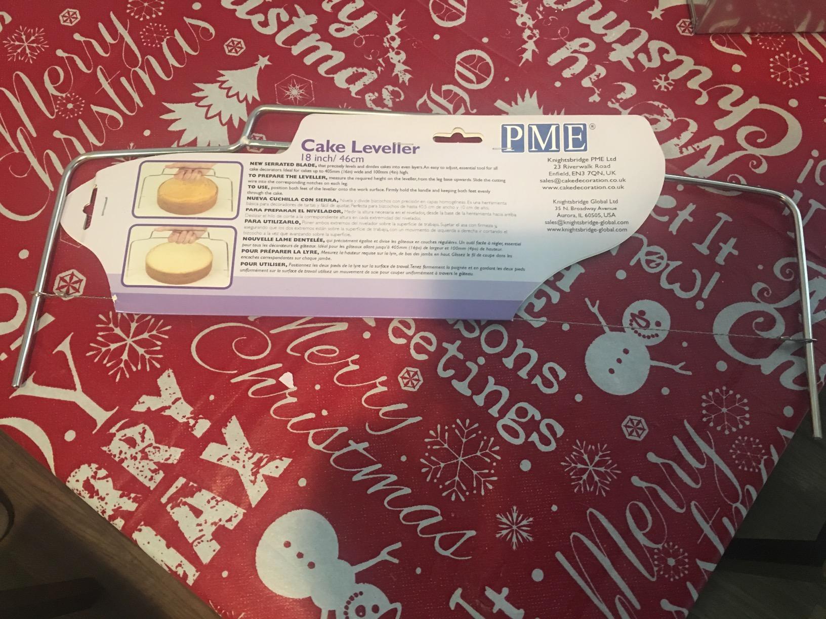PME 18-inch Cake Leveler, Silver customer photo 1