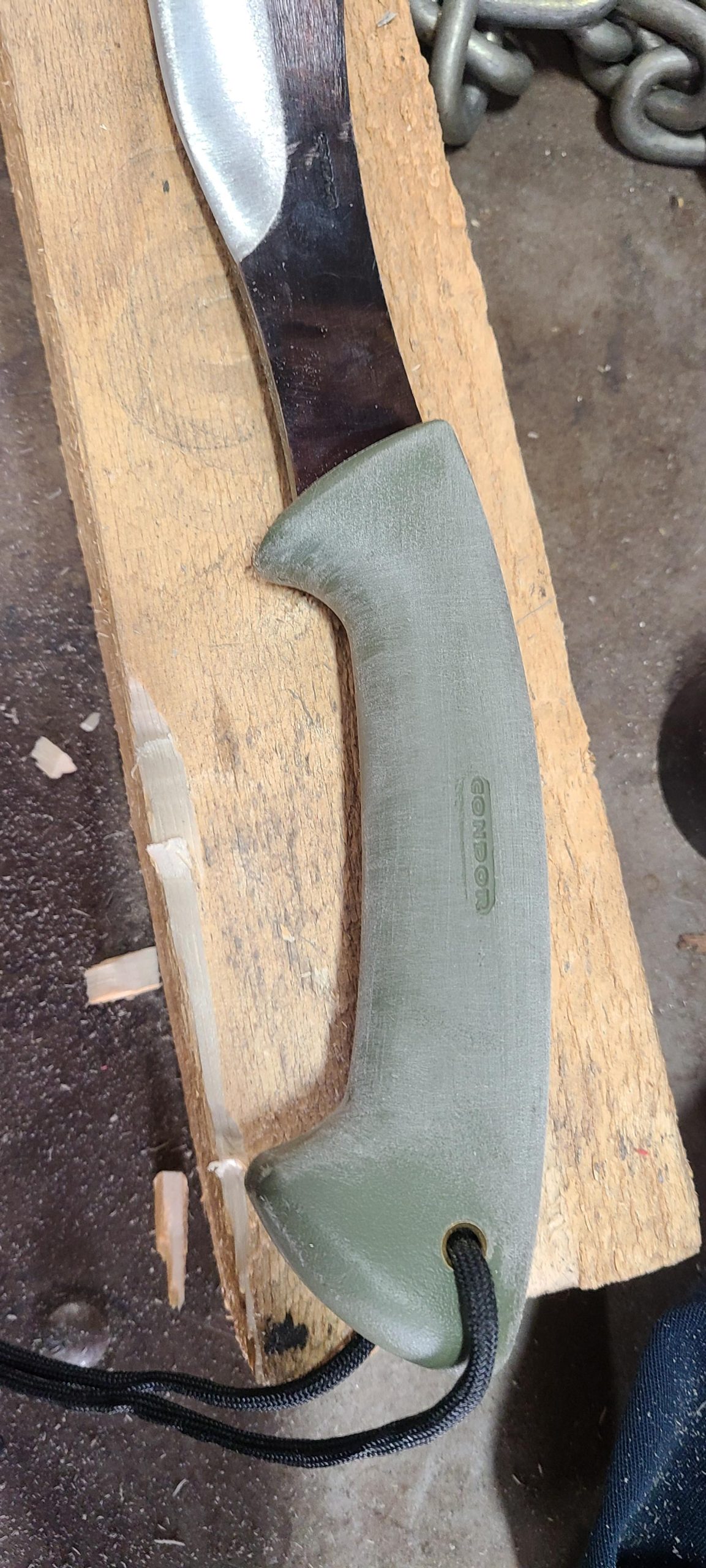 Condor Tool & Knife Bushcraft Parang Machete Knife - Heavy Duty Machete with Sheath - 1075 High Carbon Steel - High Impact Polypropylene Handle - Ballistic Nylon Sheath - 13in Blade customer photo 1